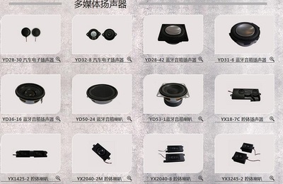 多媒體揚聲器上個參數(shù)值代表的含義